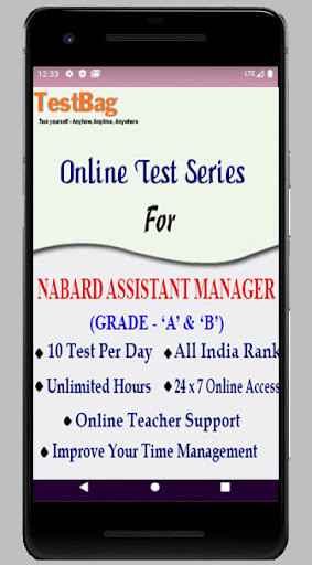 Run android online APK NABARD GRADE A Online Test App from MyAndroid or emulate NABARD GRADE A Online Test App using MyAndroid