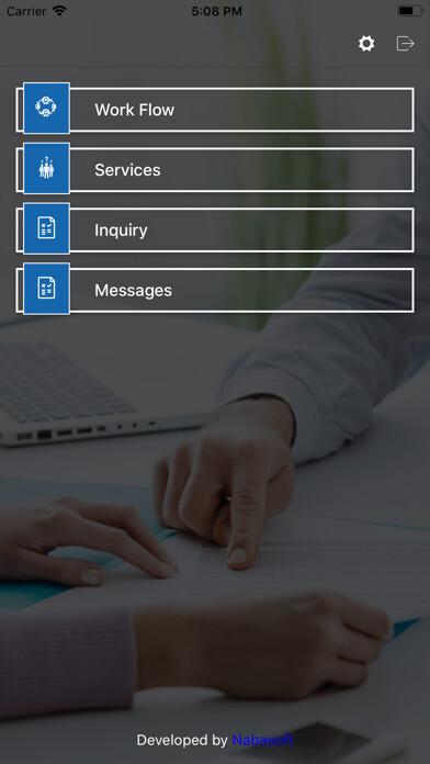 Emulate iPhone app Nabasoft Selfservice using MyAndroid