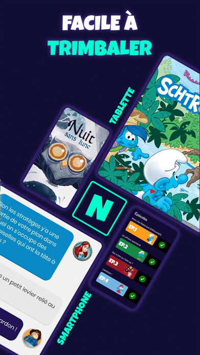 Emulate iPhone app Nabook - Séries à lire using MyAndroid