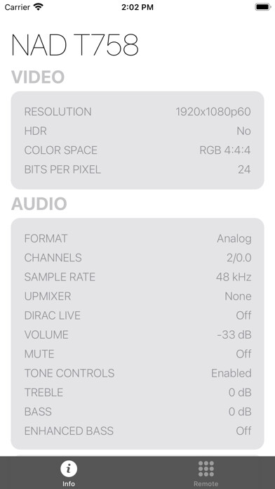 Emulate iPhone app NAD OSD using MyAndroid