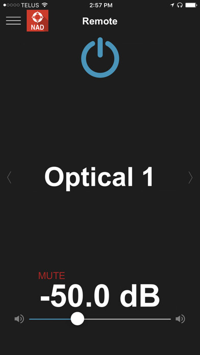 Emulate iPhone app NAD Remote using MyAndroid
