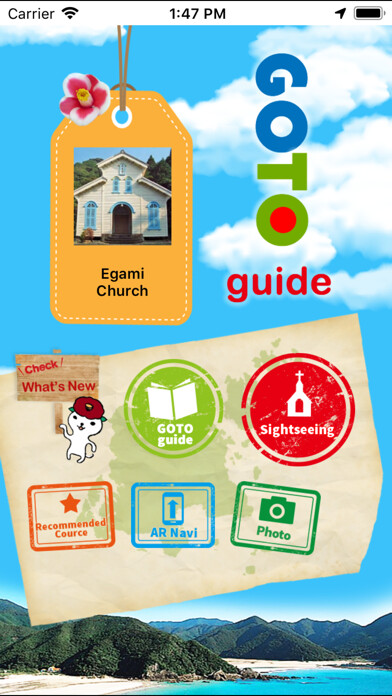 Emulate iPhone app Nagasaki GOTO guide using MyAndroid