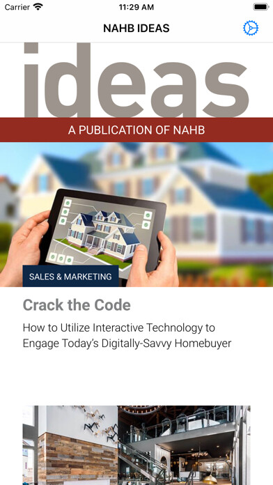 Emulate iPhone app NAHB IDEAS using MyAndroid Emulate iPhone app NAHB IDEAS using MyAndroid