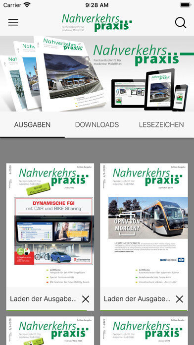 Emulate iPhone app Nahverkehrspraxis using MyAndroid