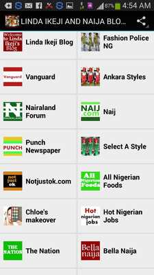 Emulate Android APK Naija News,Fashion  Blogs