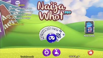 Emulate iPhone app Naija Whot Pro using MyAndroid