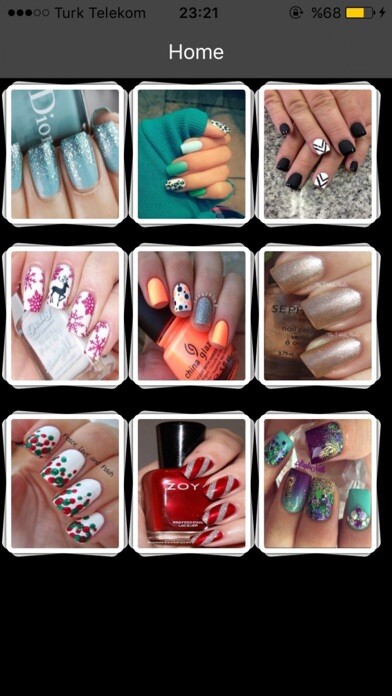 Emulate iPhone app Nail Art Designs: Collection of Easy, Gel & Acrylic Nail Design Ideas using MyAndroid