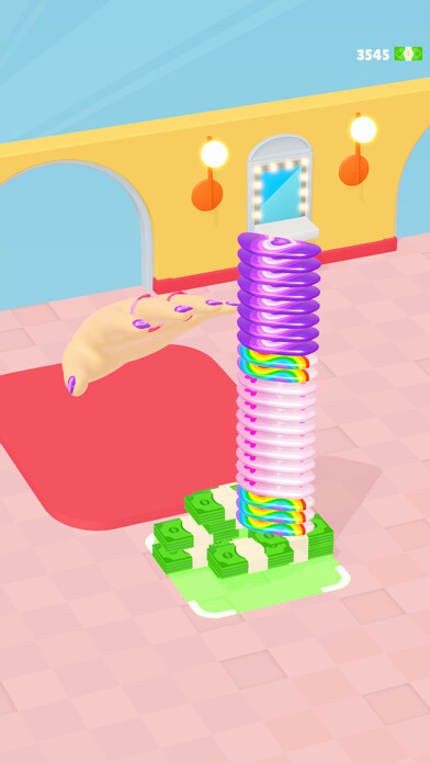 Emulate iPhone app Nail Art Saloon using MyAndroid