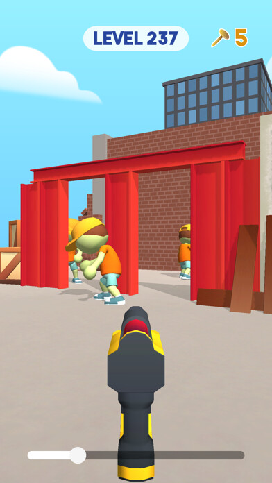 Emulate iPhone app Nail Gun Master 3D using MyAndroid Emulate iPhone app Nail Gun Master 3D using MyAndroid