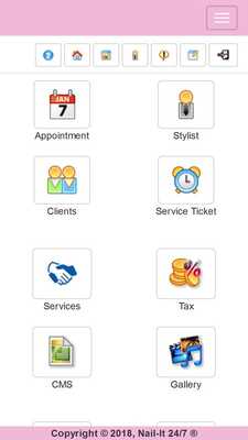 Emulate Android APK Nail It 24/7 Appointment App