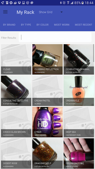 Emulate Android APK Nail Polish Rack