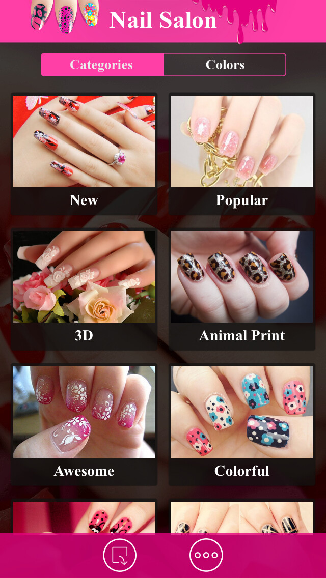 Emulate iPhone app Nail Salon Design using MyAndroid