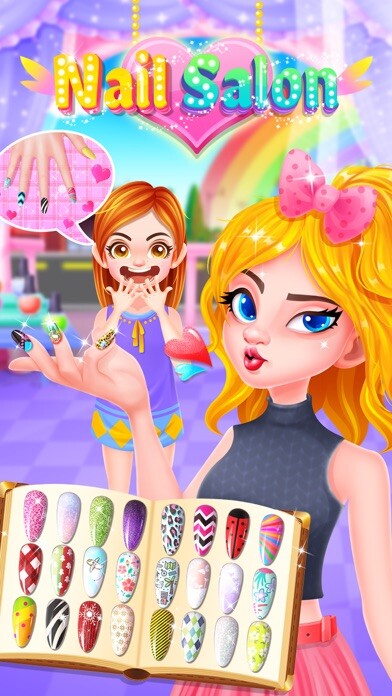 Emulate iPhone app Nail Salon - Fashion Makeup using MyAndroid