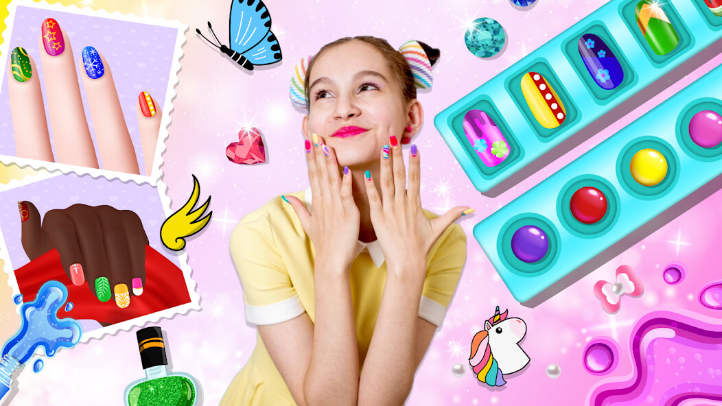 Run android online APK Nail Salon Game Girls Nail art from MyAndroid or emulate Nail Salon Game Girls Nail art using MyAndroid