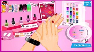 Emulate iPhone app Nail Salon : Painting & Manicure & Polish using MyAndroid