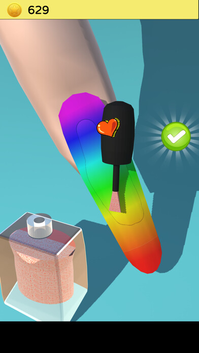 Emulate iPhone app Nail Salons using MyAndroid