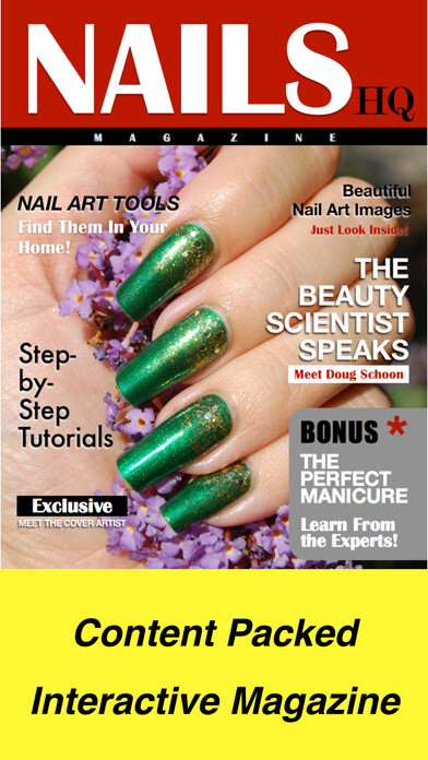Emulate iPhone app NAILS HQ Magazine using MyAndroid