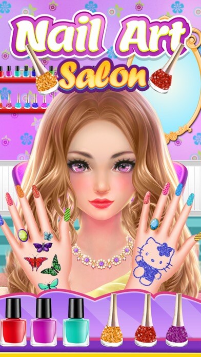 Emulate iPhone app Nails Makeover and Hands Art using MyAndroid