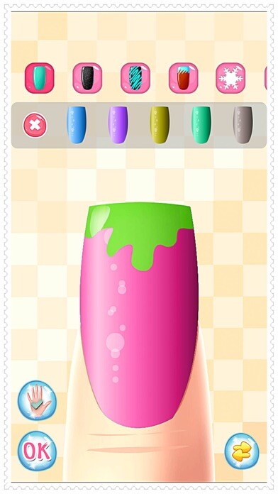 Emulate iPhone app Nail Spa Salon Beautiful Princess girls - makeup makeover and games dressup nails art & polish using MyAndroid