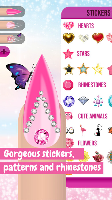 Emulate iPhone app Nails PRO - Nail Art Design using MyAndroid