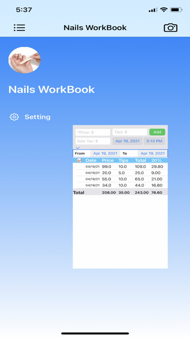 Emulate iPhone app NailsWorkBook using MyAndroid Emulate iPhone app NailsWorkBook using MyAndroid