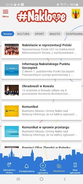 Run android online APK Nakielska Aplikacja Mobilna from MyAndroid or emulate Nakielska Aplikacja Mobilna using MyAndroid