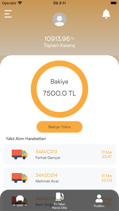 Emulate iPhone app Nakliyeci Yanımda using MyAndroid