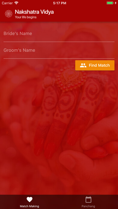 Emulate iPhone app Nakshatra Vidya using MyAndroid