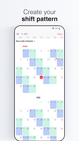 Run android online APK Nalabe Shift Work Calendar from MyAndroid or emulate Nalabe Shift Work Calendar using MyAndroid