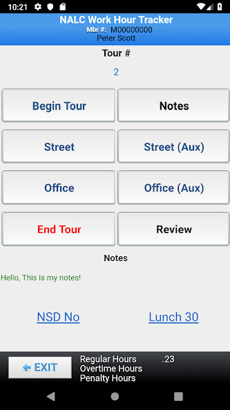Run android online APK NALC Track Hours from MyAndroid or emulate NALC Track Hours using MyAndroid