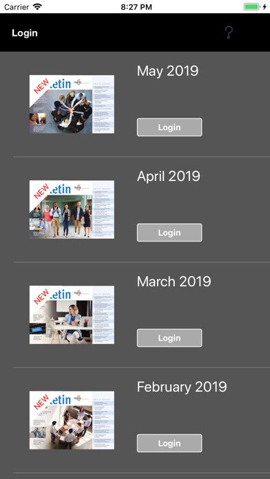 Emulate iPhone app NALP Bulletin using MyAndroid