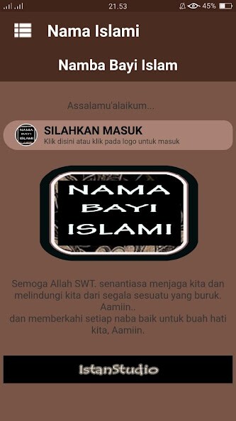 Run android online APK Nama Bayi Islami Lengkap from MyAndroid or emulate Nama Bayi Islami Lengkap using MyAndroid Run android online APK Nama Bayi Islami Lengkap from MyAndroid or emulate Nama Bayi Islami Lengkap using MyAndroid
