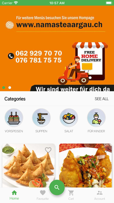 Emulate iPhone app Namaste Aargau using MyAndroid Emulate iPhone app Namaste Aargau using MyAndroid