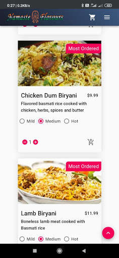 Run android online APK Namaste Flavours Canton from MyAndroid or emulate Namaste Flavours Canton using MyAndroid