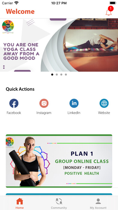 Emulate iPhone app Namaste Yoga using MyAndroid