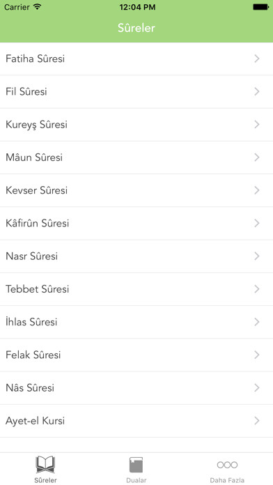 Emulate iPhone app Namaz Sure ve Duaları Sesli using MyAndroid Emulate iPhone app Namaz Sure ve Duaları Sesli using MyAndroid