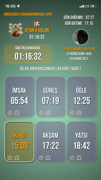 Emulate iPhone app Namaz Vakitleri Pro using MyAndroid Emulate iPhone app Namaz Vakitleri Pro using MyAndroid