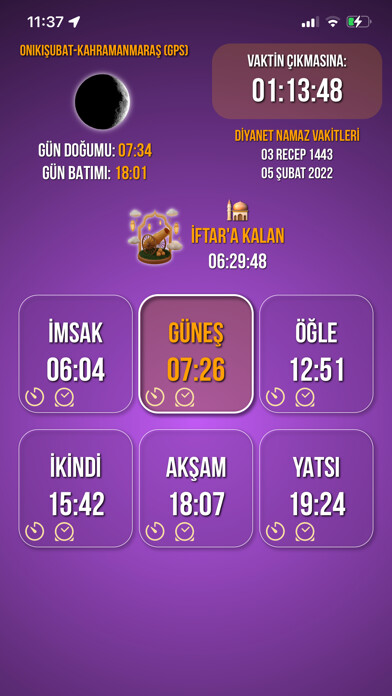 Emulate iPhone app Namaz Vakti - İmsakiye - Dünya using MyAndroid Emulate iPhone app Namaz Vakti - İmsakiye - Dünya using MyAndroid