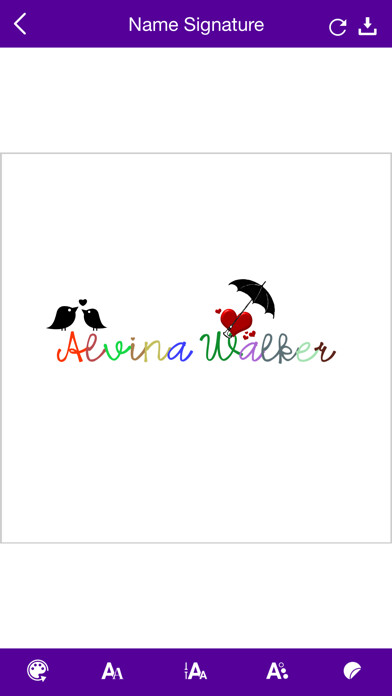 Emulate iPhone app Name Art - Signature Maker using MyAndroid Emulate iPhone app Name Art - Signature Maker using MyAndroid