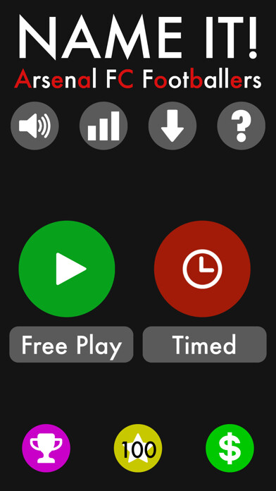 Emulate iPhone app Name It! - Arsenal Edition using MyAndroid