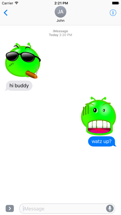 Emulate iPhone app Namek Stickers using MyAndroid Emulate iPhone app Namek Stickers using MyAndroid