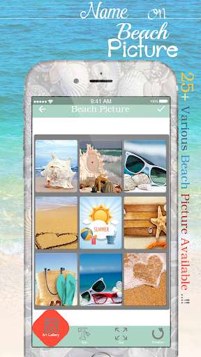 Emulate Android APK Name on Beach Pics Emulate Android APK Name on Beach Pics