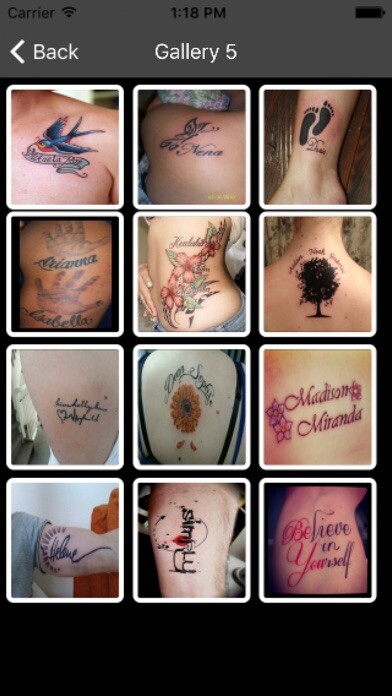 Emulate iPhone app Name Tattoos using MyAndroid Emulate iPhone app Name Tattoos using MyAndroid