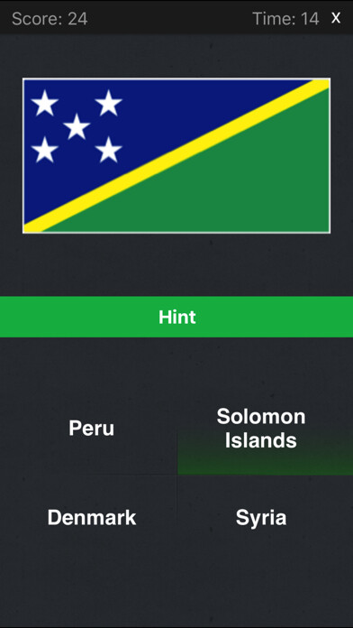 Emulate iPhone app Name the Flag: A quiz about world flags using MyAndroid Emulate iPhone app Name the Flag: A quiz about world flags using MyAndroid