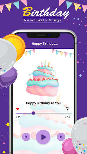 Run android online APK Name With Birthday Songs from MyAndroid or emulate Name With Birthday Songs using MyAndroid