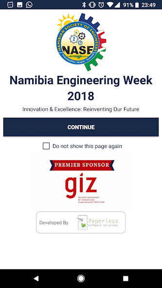Run android online APK Namibia Engineering Week 2018 from MyAndroid or emulate Namibia Engineering Week 2018 using MyAndroid