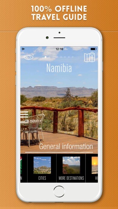 Emulate iPhone app Namibia Travel Guide and Offline Maps using MyAndroid Emulate iPhone app Namibia Travel Guide and Offline Maps using MyAndroid