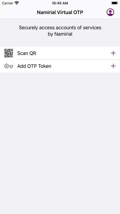 Emulate iPhone app Namirial OTP using MyAndroid