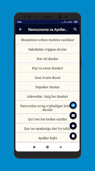 Run android online APK Namoznoma va Ayollar fiqhi from MyAndroid or emulate Namoznoma va Ayollar fiqhi using MyAndroid Run android online APK Namoznoma va Ayollar fiqhi from MyAndroid or emulate Namoznoma va Ayollar fiqhi using MyAndroid