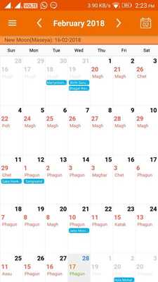 Emulate Android APK Nanakshahi Calendar